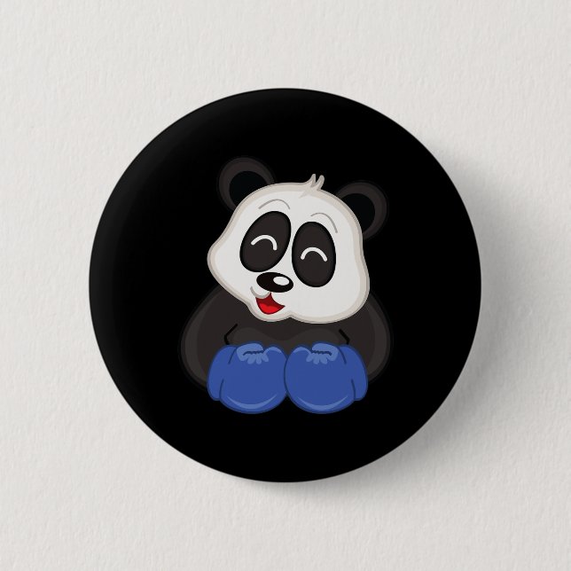 Boxing - Panda Bear Knapp (Framsida)