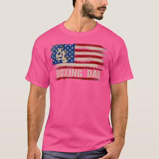 Boxing Pappa American USA flagga Sports Boxer T Shirt