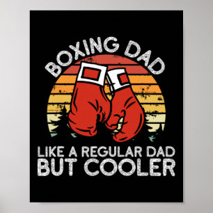 Boxing Pappa - Boxing Moves Boxing Coach Paper Box Poster