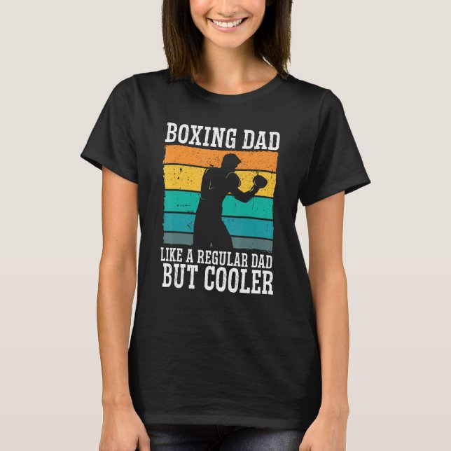 Boxing Pappa Boxing Moves Boxing Coach pappa Boxer T Shirt (Framsida)