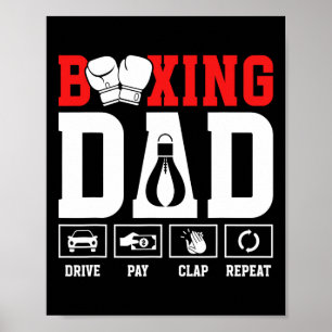 Boxing Pappa Drive Betalar Clap Boxing Far Poster