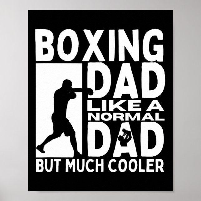 Boxing Pappa Far Citote Funny Boxer Poster (Framsidan)