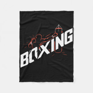 Boxing Punching Byg Boxing Kickboxing Boxing Lover Fleecefilt