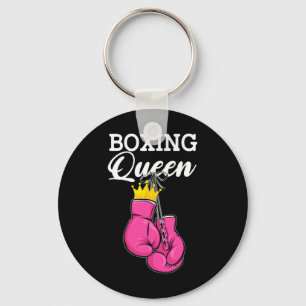 Boxing Queen Boxing Player Sport Älskare Boxer Nyckelring