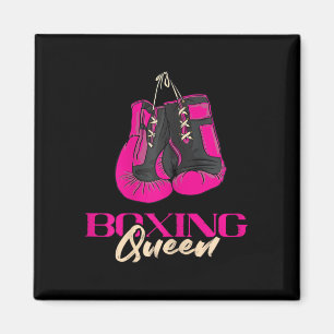 Boxing Queen Kickboxer Kickboxing Boxing Gves Bo Magnet