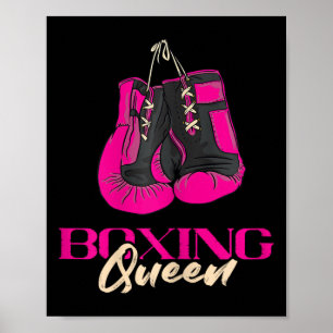 Boxing Queen Kickboxer Kickboxing Boxing Gves Bo Poster