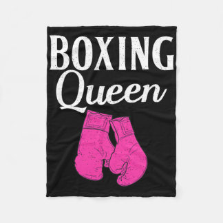 Boxing Queen Sport Fighting Boxer Fleecefilt
