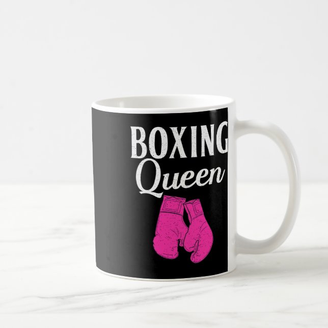 Boxing Queen Sport Fighting Boxer Kaffemugg (Höger)