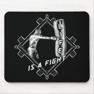 Boxing Quote Life är en kamp Musmatta