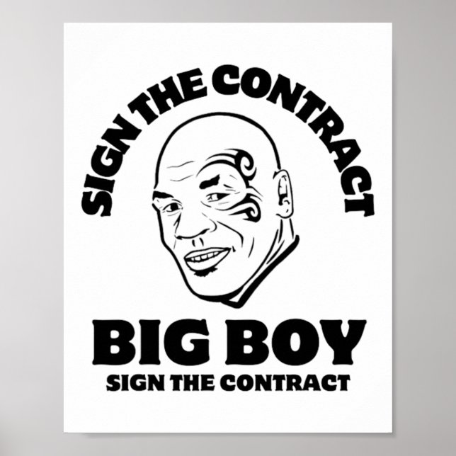 Boxing Quote Poster (Framsidan)