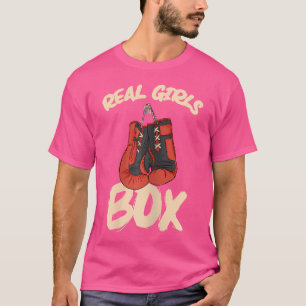 Boxing Real Girls Boxing Handskar Boxer Kickboxing T Shirt