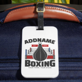 Boxing Ring ADD NAMN Boxer Gym Speed Bag Bagagebricka