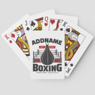 Boxing Ring ADD NAMN Boxer Gym Speed Bag Casinokort