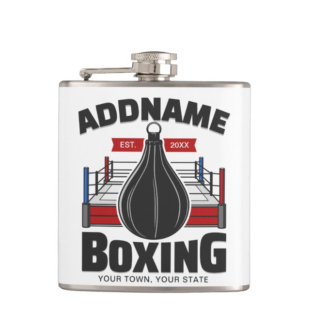 Boxing Ring ADD NAMN Boxer Gym Speed Bag Fickplunta (Framsidan)