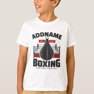 Boxing Ring ADD NAMN Boxer Gym Speed Bag T Shirt