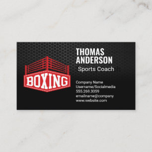 Boxing Ring Konkurrenskraftiga idrotter Visitkort
