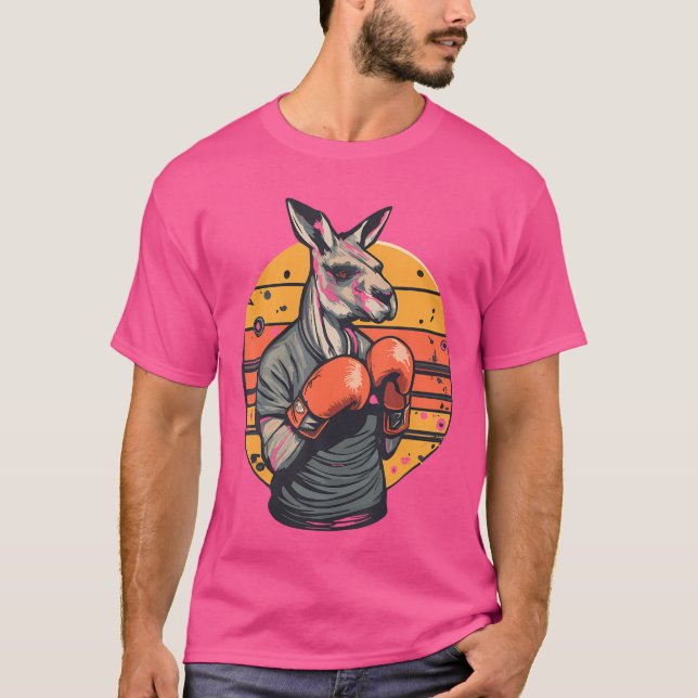 Boxing Roger Australian Kangaroo Boxing Boxer Ka T Shirt (Framsida)