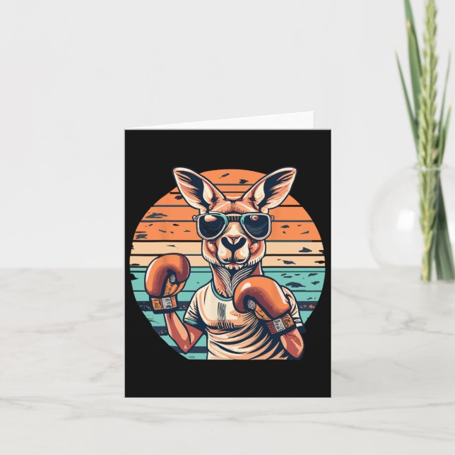 Boxing Roger Australian Kangaroo Boxing Boxer Kang Kort (Framsida)