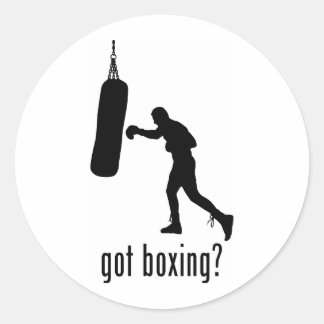Boxing Runt Klistermärke