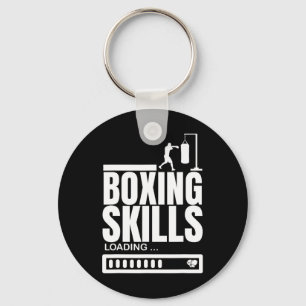 Boxing Skills Loading Funny Boxer Nyckelring