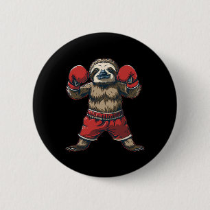 Boxing Sloth Älskare Boxing Handskar Kickboxing Fu Knapp