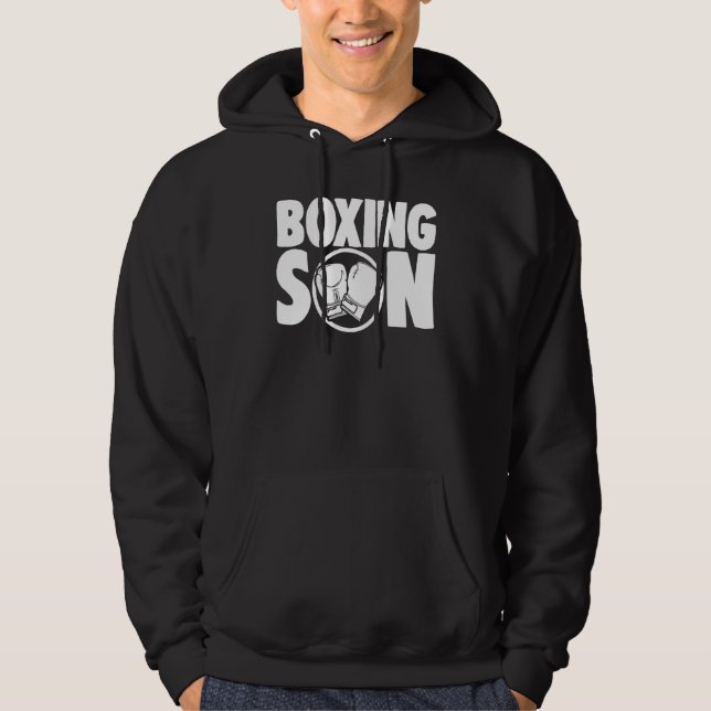 Boxing Son  Women Boxing Sports Love 1 Hoodie (Framsida)