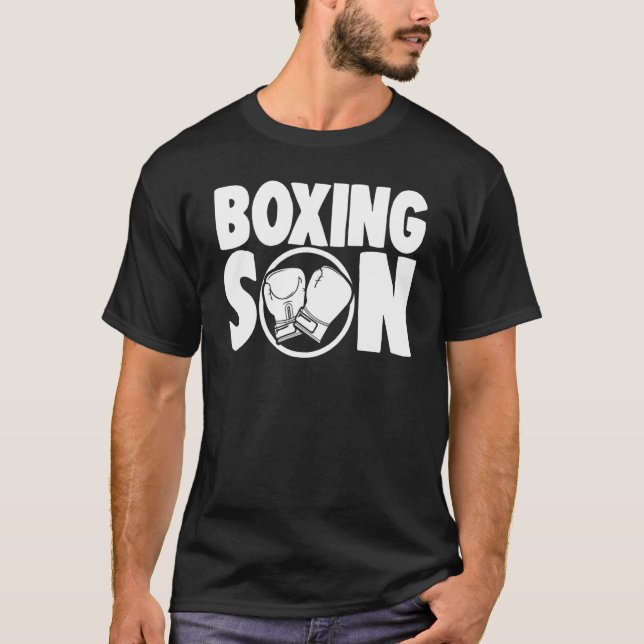 Boxing Son  Women Boxing Sports Love 1 T Shirt (Framsida)