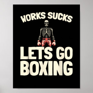 Boxing Sparring - Handskar - Fighter Boxer Poster