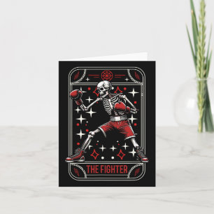 Boxing Sparring - Handskar Fighter Boxer Skeleton Kort