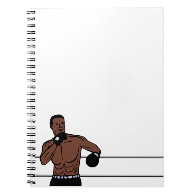 Boxing Spiral bärbar dator Anteckningsbok (Framsidan)