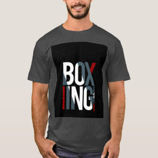 Boxing-sport för riktig manar-grafik t shirt
