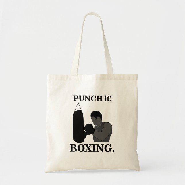 Boxing Sport Slår den Boxing Tygkasse (Framsidan)