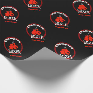 Boxing Sport Tema Graphic Presentpapper