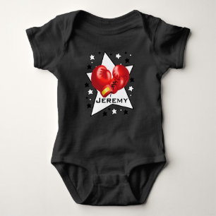 Boxing Star Design Baby-bokostym med en Biet Tee