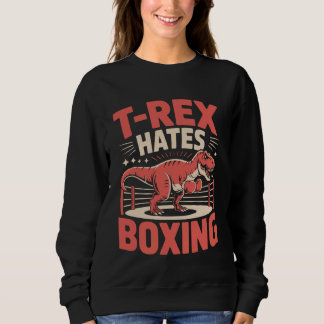 Boxing T-Rex Dinosaur T-Rex Hates Boxing T Shirt
