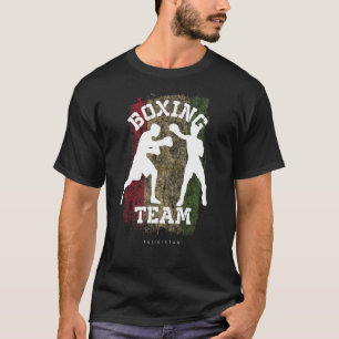 Boxing Tadzjikistan Combat Sports Fighter Boxing T Shirt