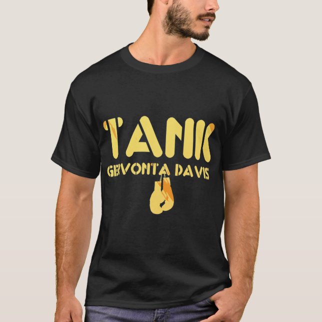 Boxing TANK Gervonta Davis T Shirt (Framsida)