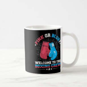 Boxing Thenzed Gender Reveal Party-offert för en B Kaffemugg