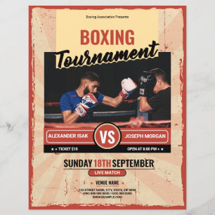 Boxing Tournaming Flyer-mall