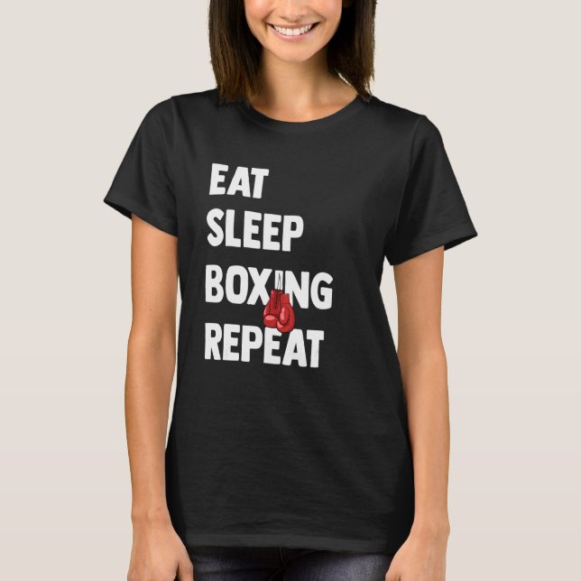 Boxing Training Jab övre klipp Slå Blockdown 5 T Shirt (Framsida)