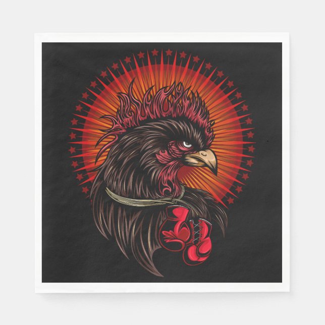 Boxing Tupp Pappersservett (Framsidan)