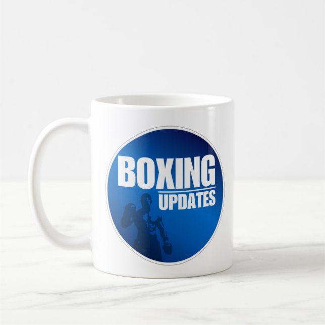 Boxing Updates Officiell Logotyp Mugg (Vänster)