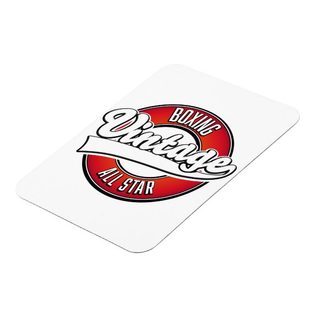 Boxing Vintage All star logotyp Magnet (Vänstra Sidan)