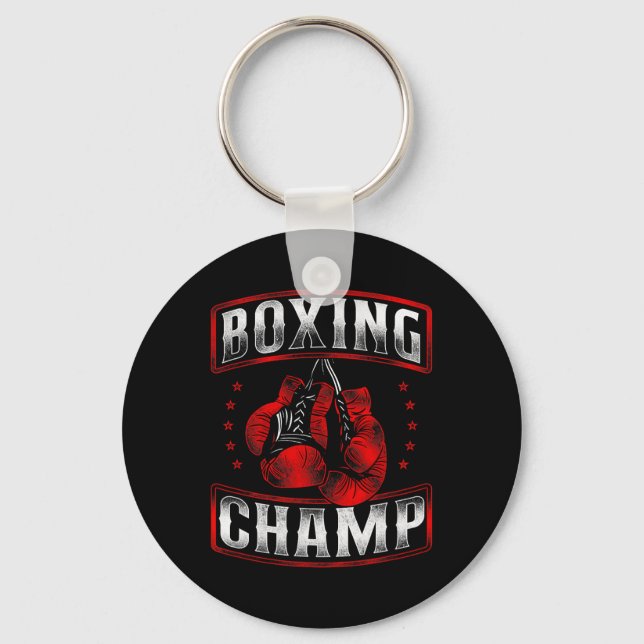 Boxing Vintage Boxing Champ Nyckelring (Framsida)