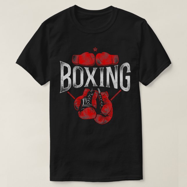 Boxing Vintage Boxing T Shirt (Design framsida)