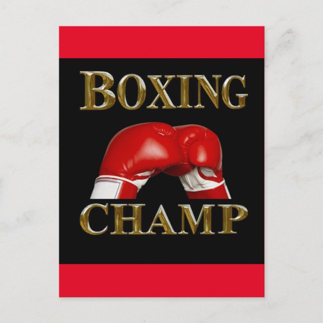 BOXING VYKORT (Framsida)