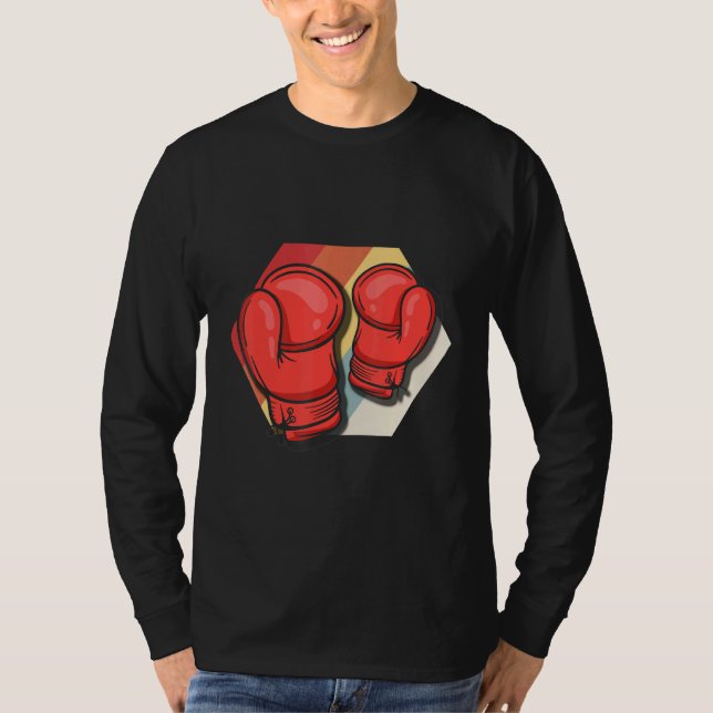 Boxing Workout Gym Boxer Champion T Shirt (Framsida)