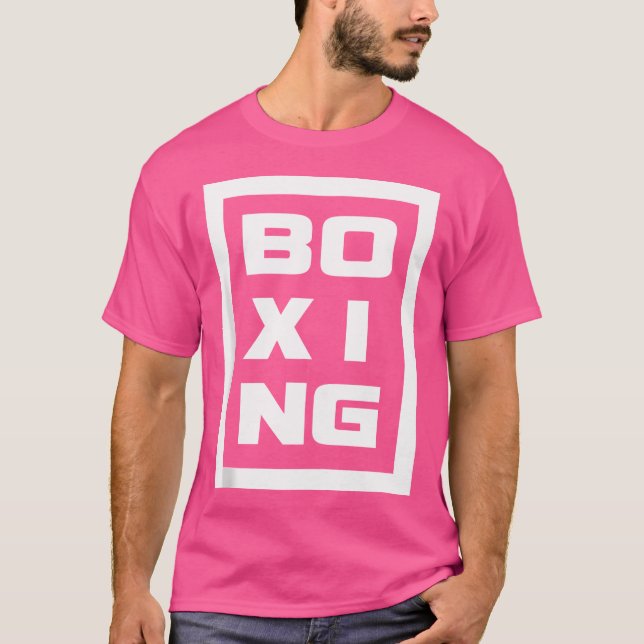 Boxingapparat - Boxerboxning T Shirt (Framsida)