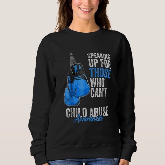 Boxinghandskar, blu för förebyggande av övergrepp  t shirt (Framsida)