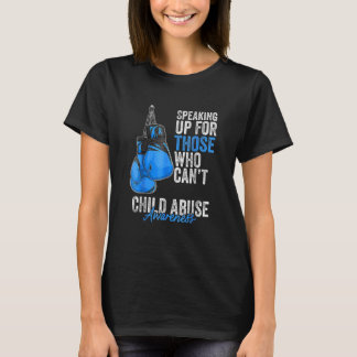 Boxinghandskar, blu för förebyggande av övergrepp t shirt